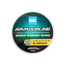 Żyłka Nash Armourline Mono 20lb/0.40mm 1000m UV Yellow