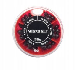 ZESTAW ŚRUCIN 50g MISTRALL CENTRALNIE NACINANE GRUBE